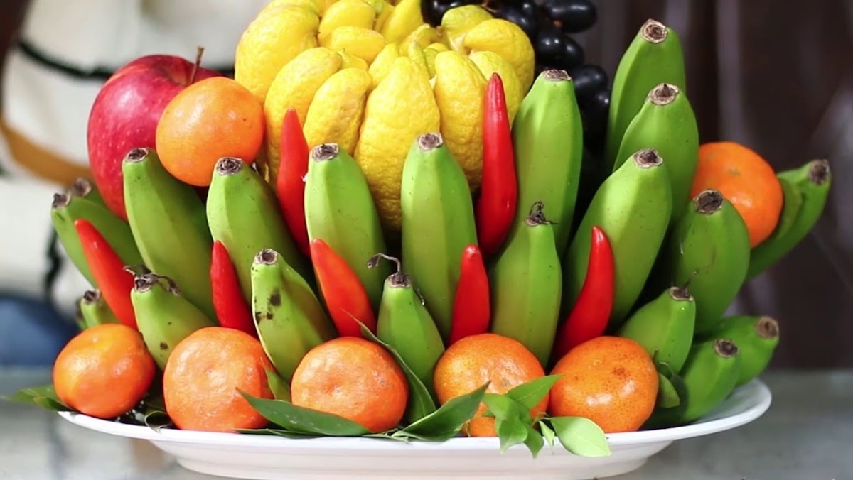 Cách bày mâm ngũ quả trung thu ĐƠN GIẢN mà ĐẸP & TIẾT KIỆM Mâm ngũ quả Trung thu ở Miền Bắc